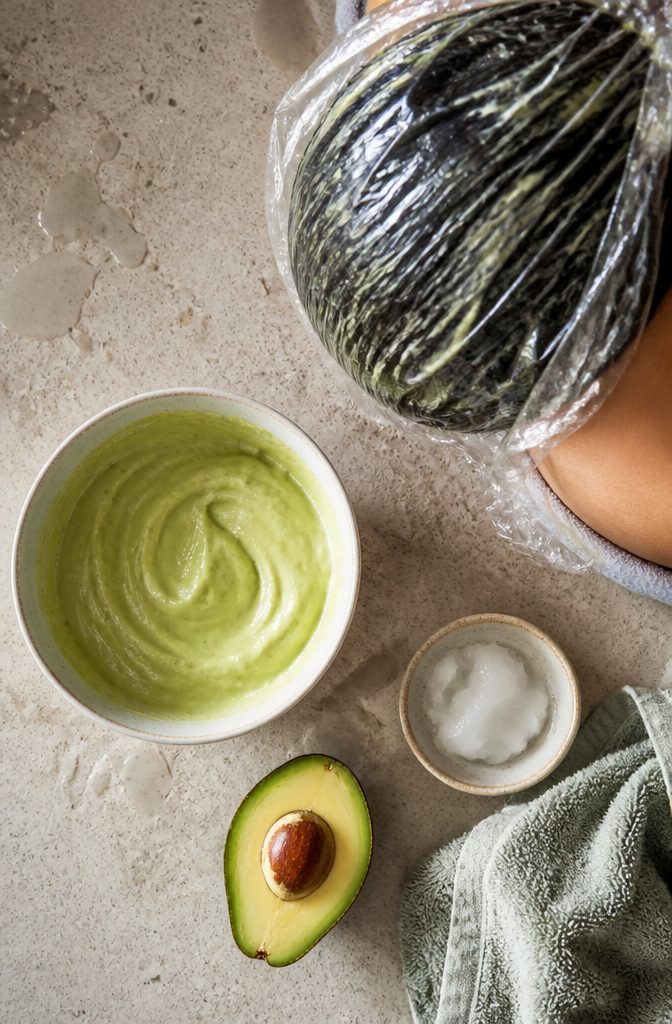 Hair shown for an article about frizz remedies