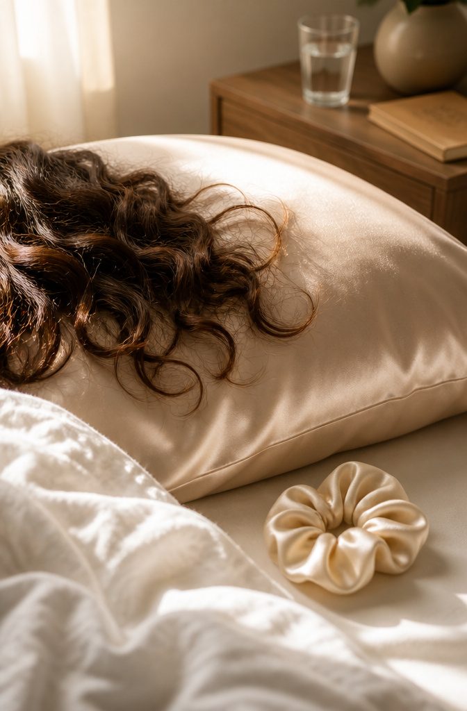 Hair shown for an article about frizz remedies