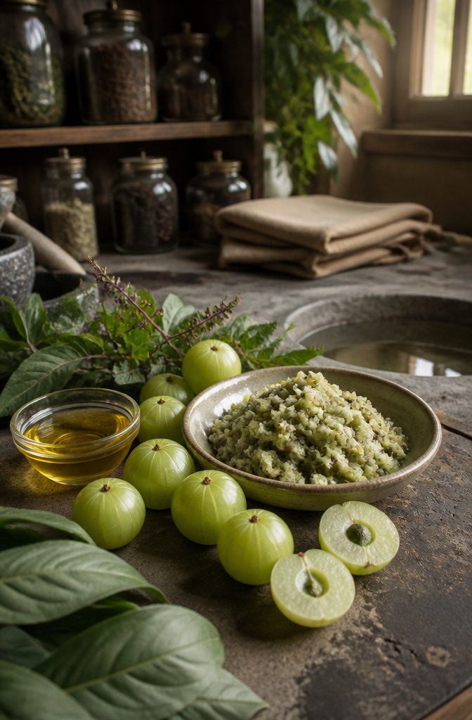 Amla for herbal hair care