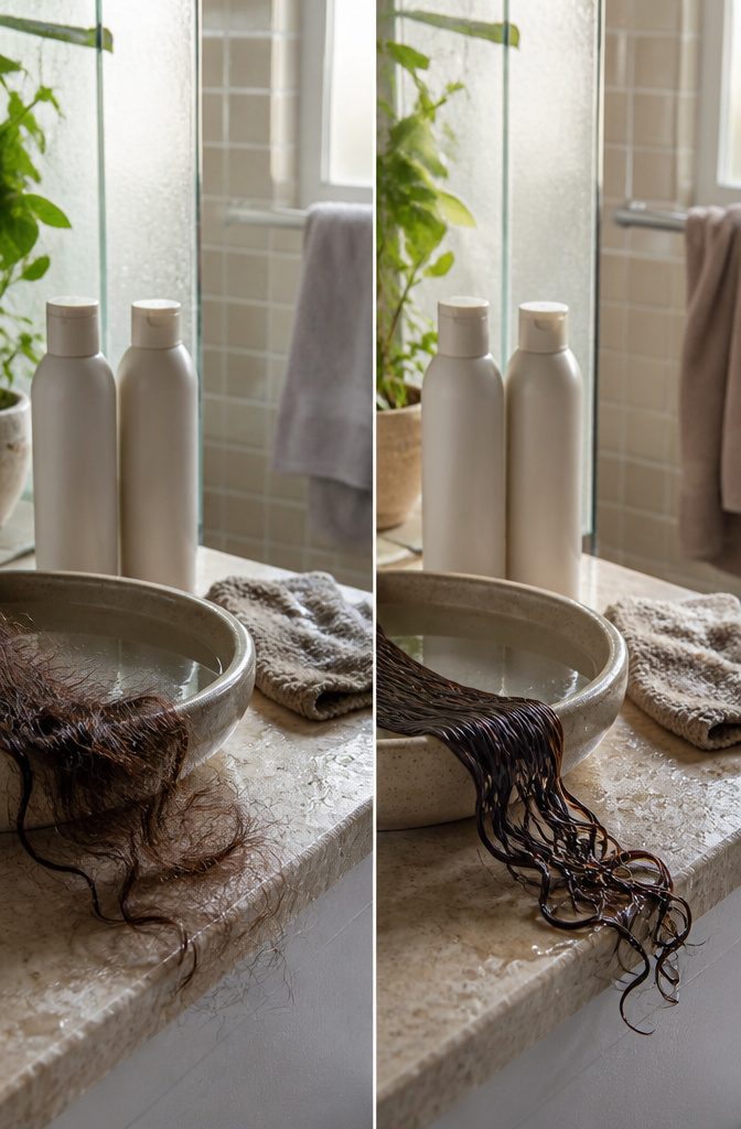 L'Oréal Paris EverPure Moisture shampoo and conditioner product photograph
